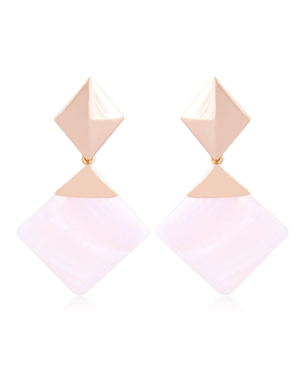 HARLEM HERITAGE  EARRINGS - MOTHER OF PEARL