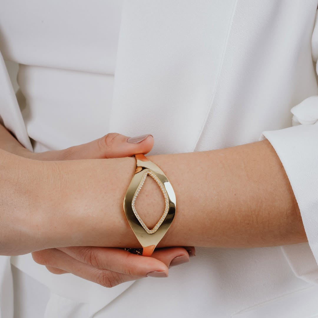 ZIRCONIA MERRY KISS BRACELET | GOLD PLATED | SHINE BRIGHT | BRAINSTORM JEWELRY