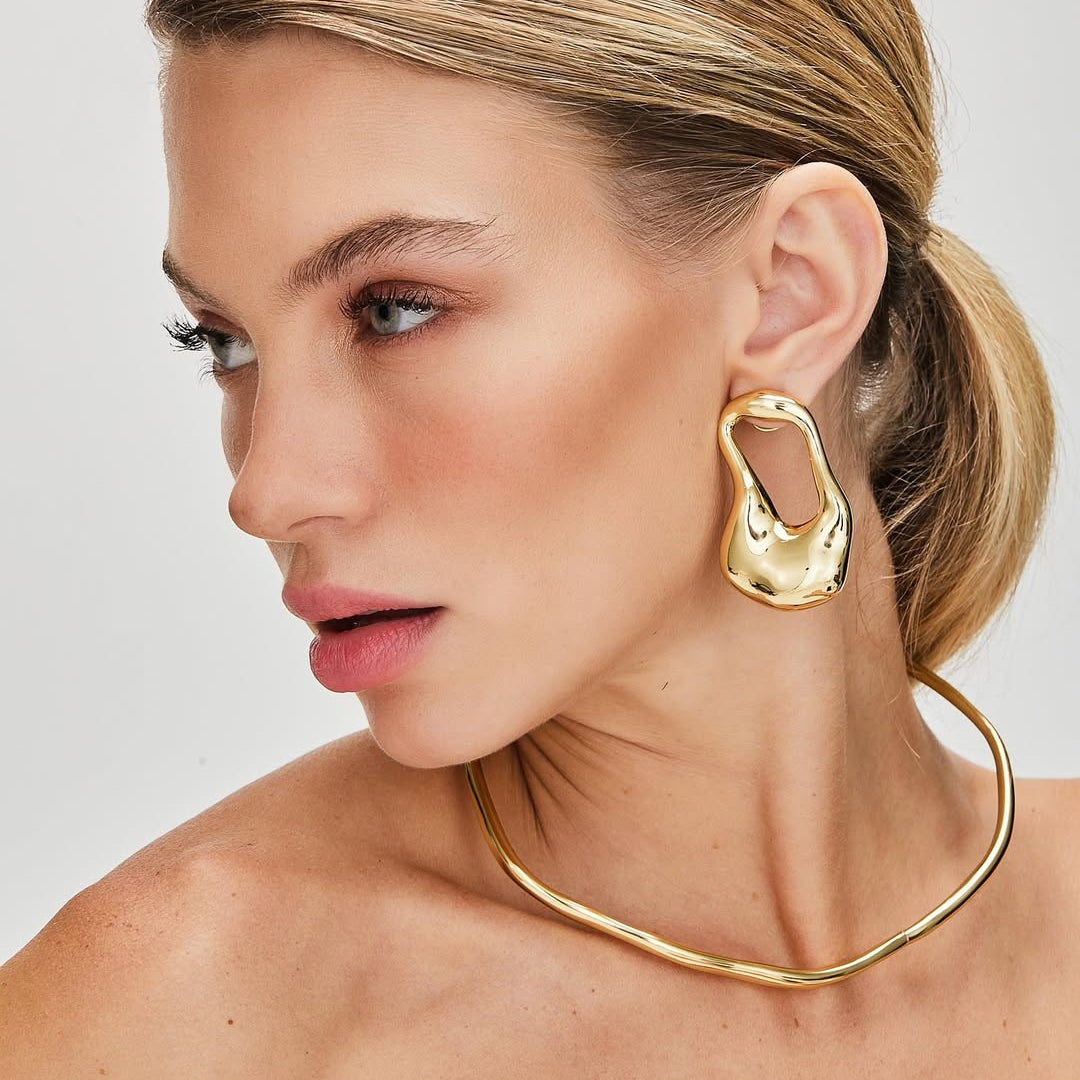 LUMINOUS EARRING | 18K GOLD PLATED | UNSTOPPABLE COLLECTION | BRAINSTORM JEWELRY