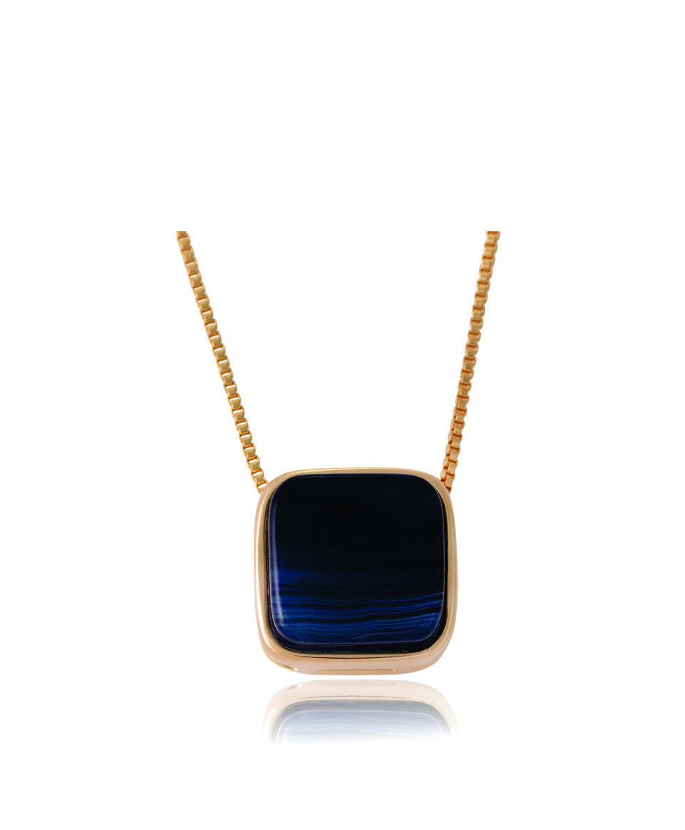 NECKLACE - GOLD PLATED - AGATA A. BIC