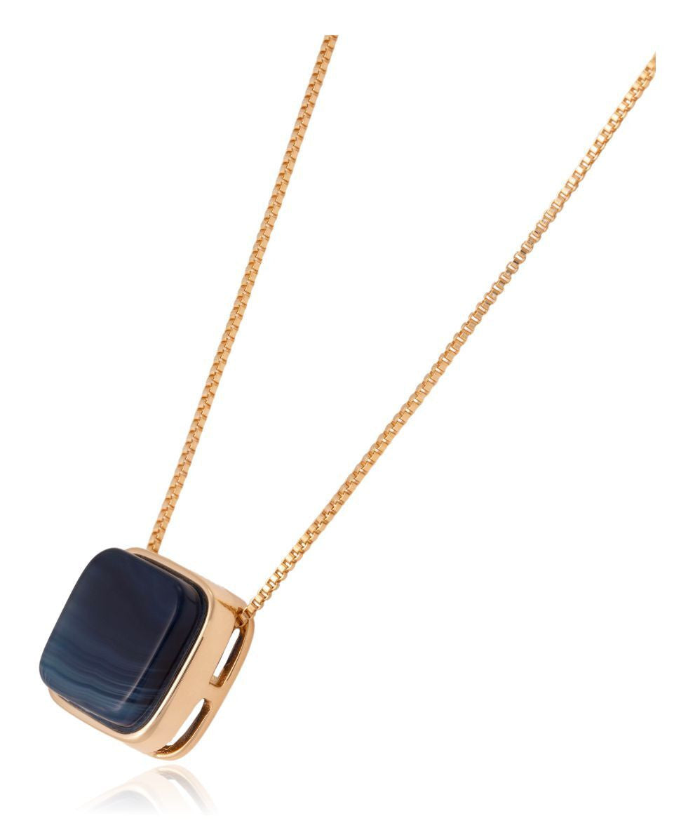 NECKLACE - GOLD PLATED - AGATA A. BIC