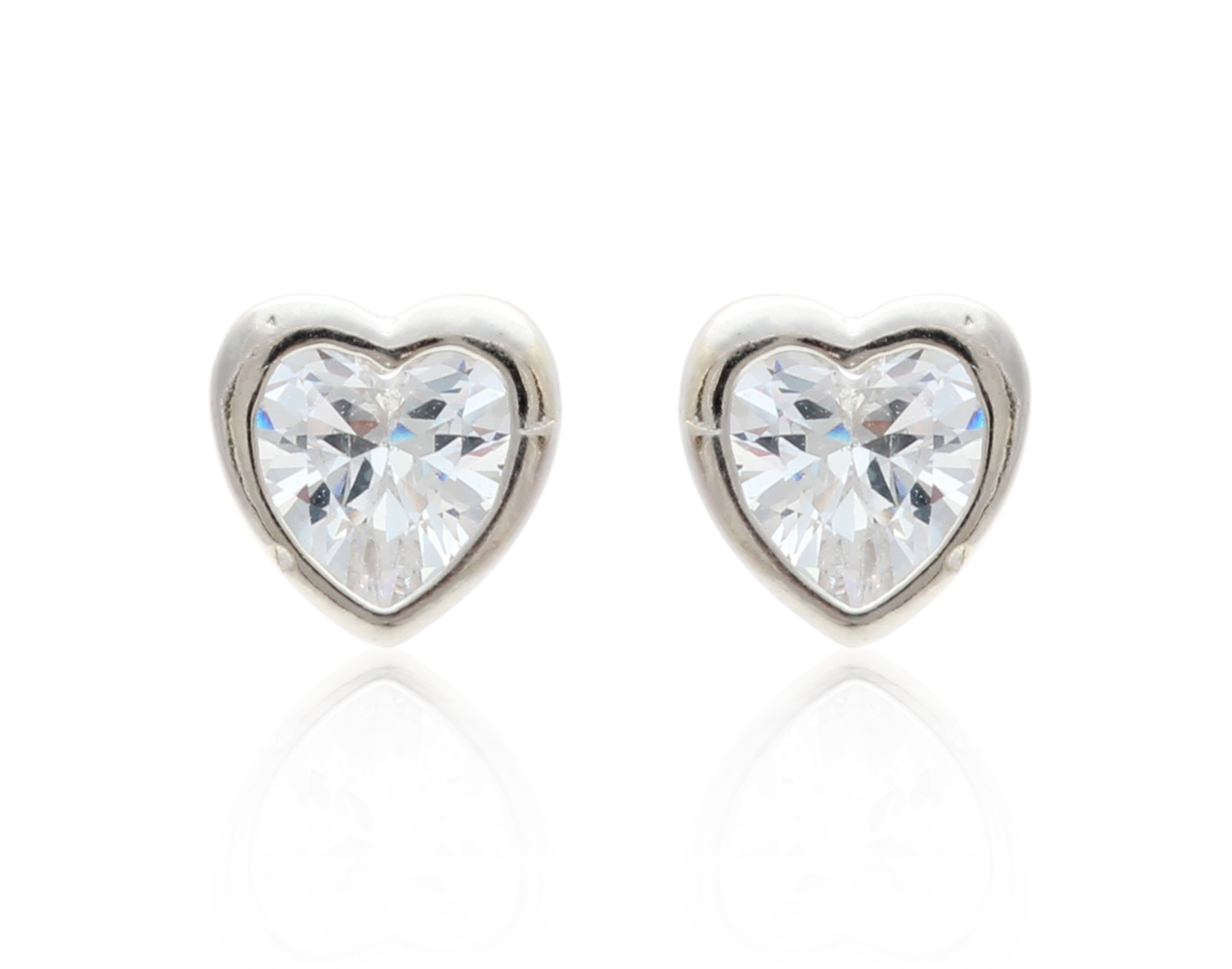 ZIRCONIA HEART MADISON EARRING