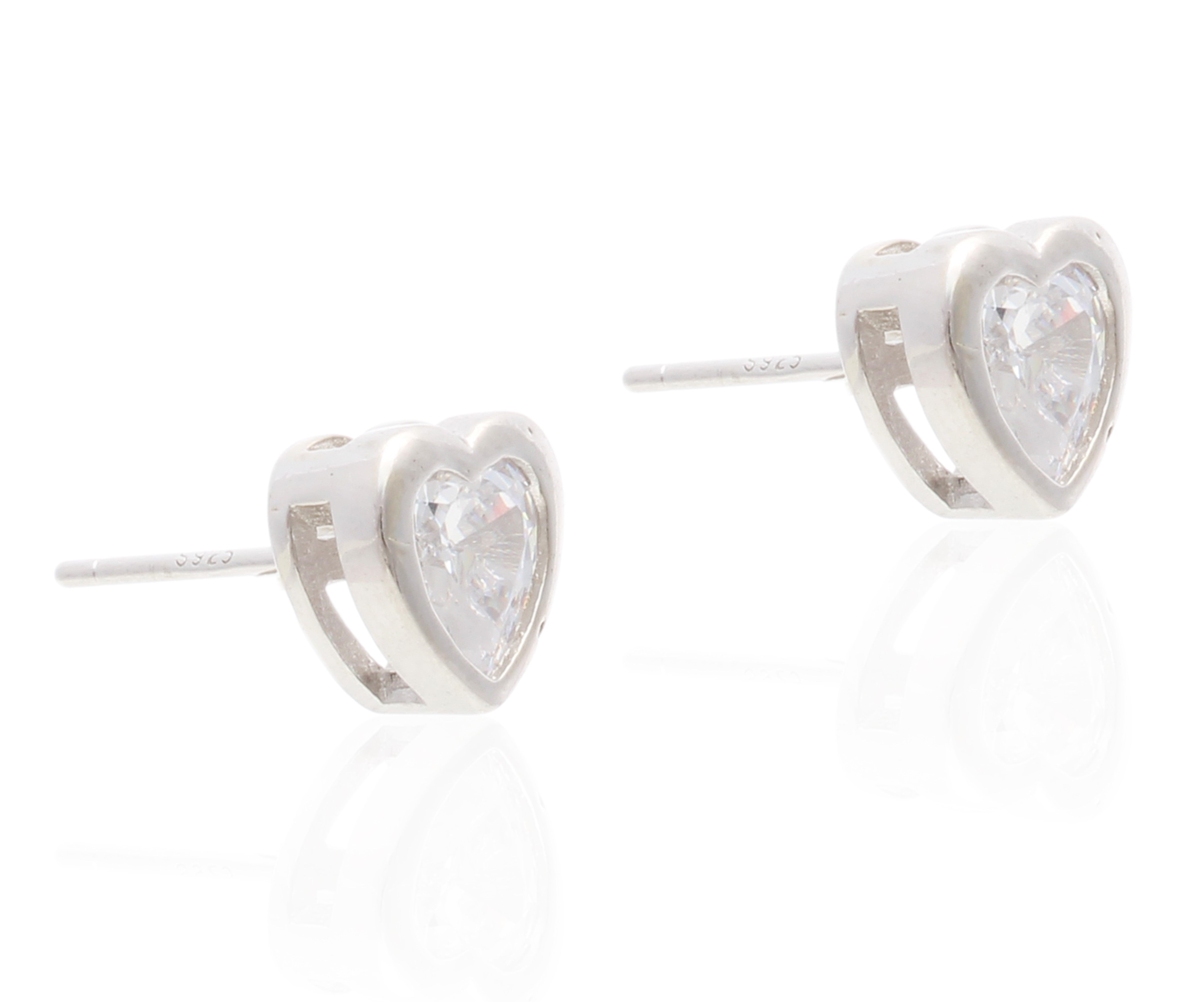 ZIRCONIA HEART MADISON EARRING