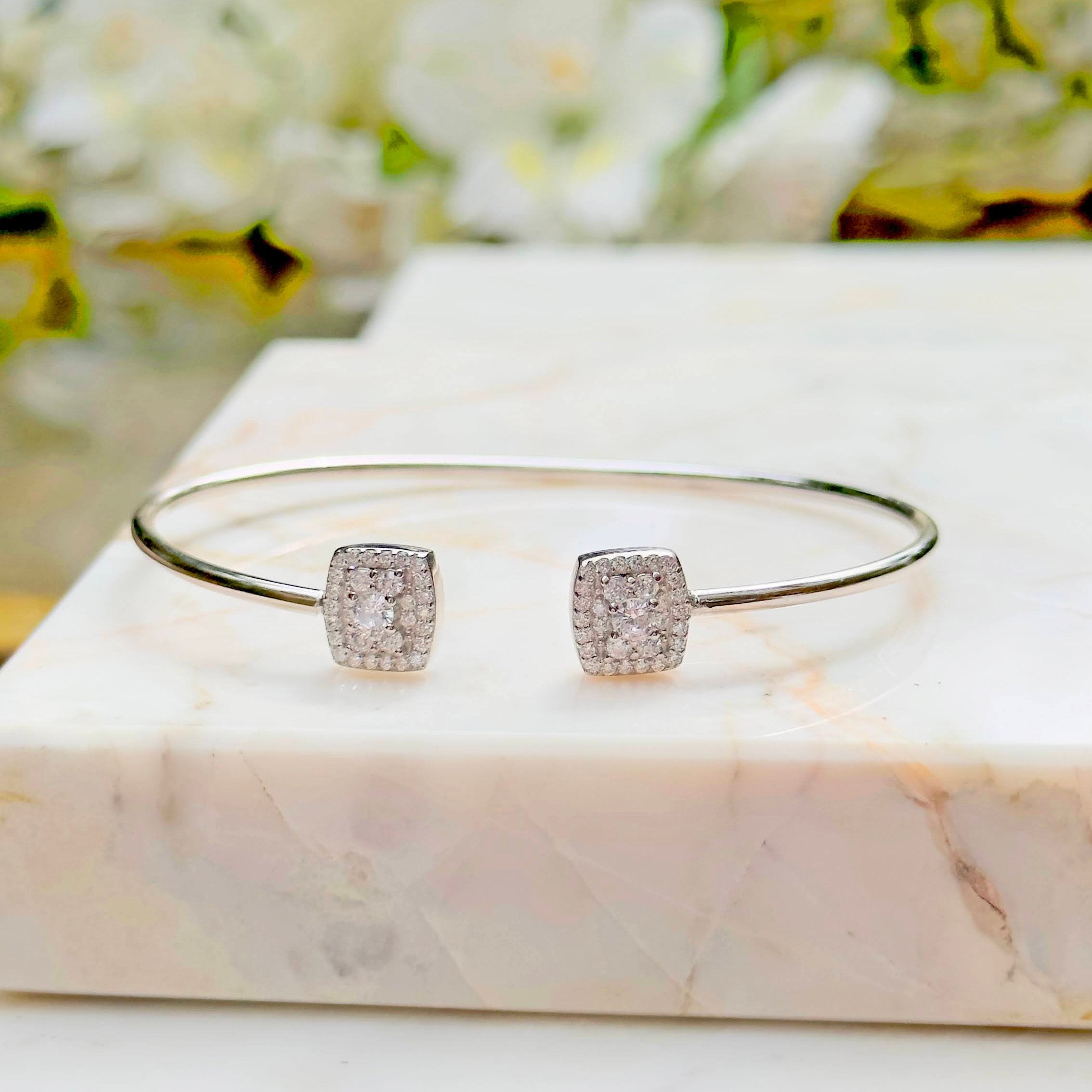 ZIRCONIA SQUARE PAMELA BRACELET