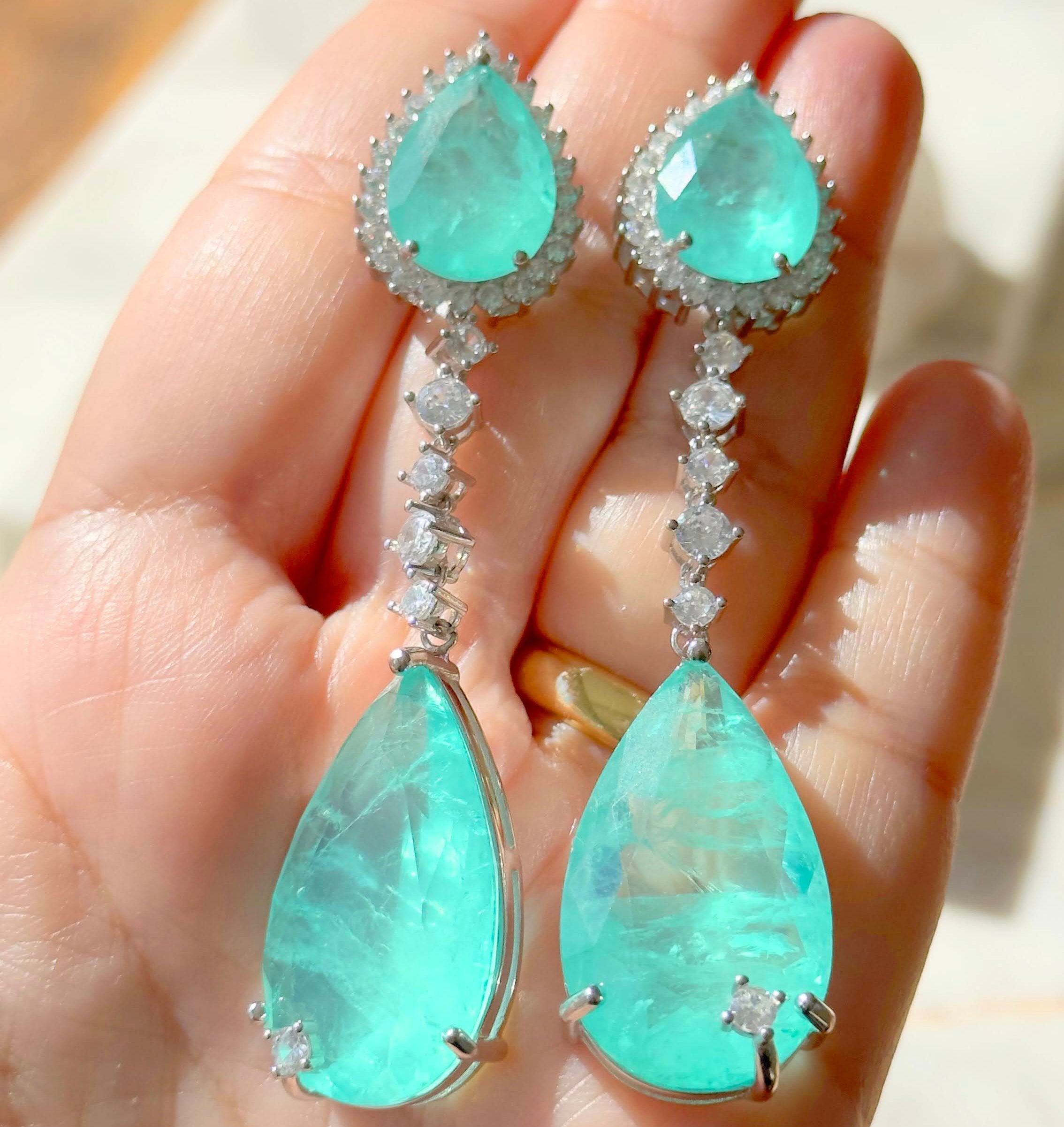 TOURMALINE DROP GABRIELA EARRING