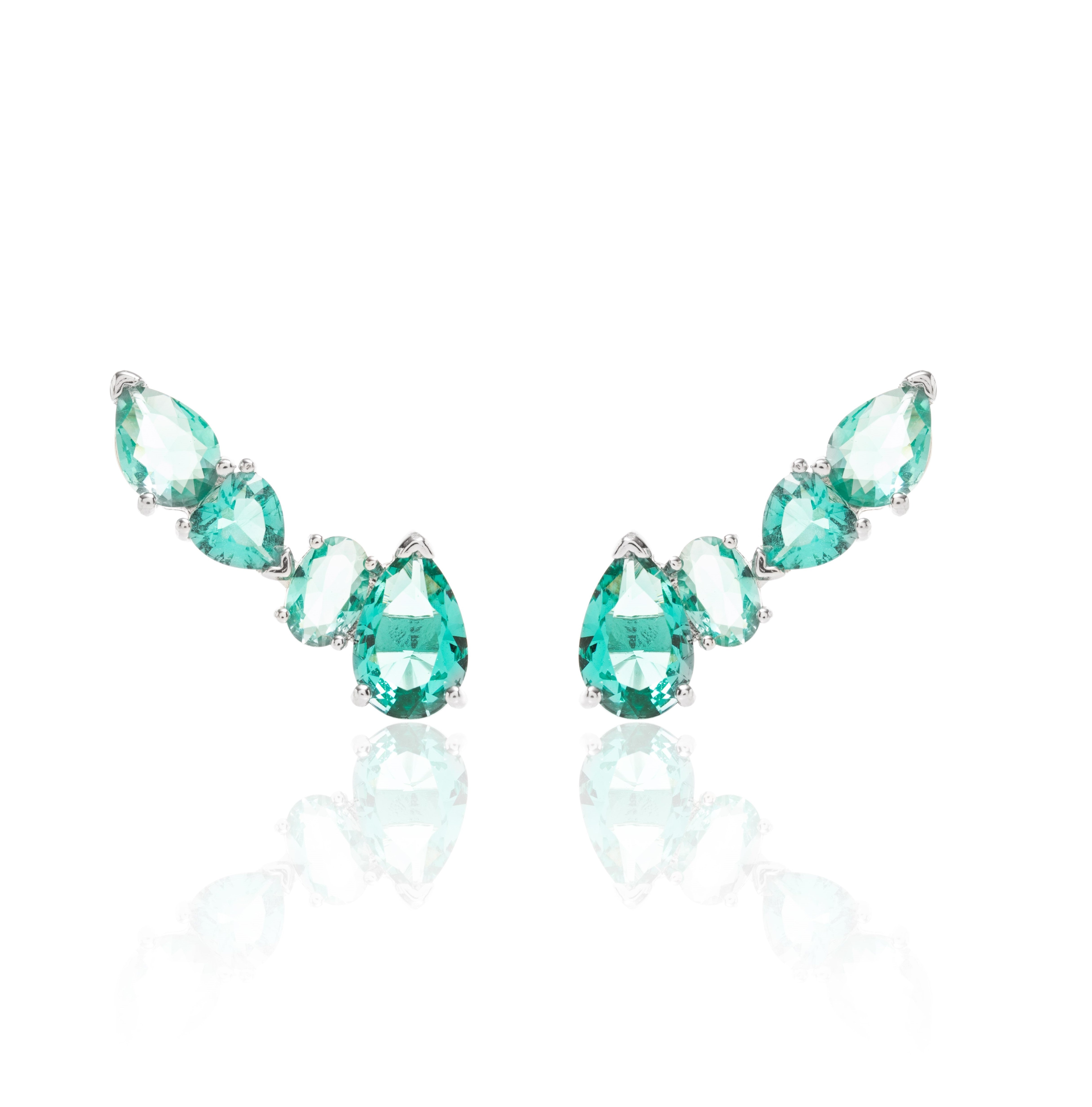 PARAIBA CRYSTAL EAR CUFF JHENNY EARRING