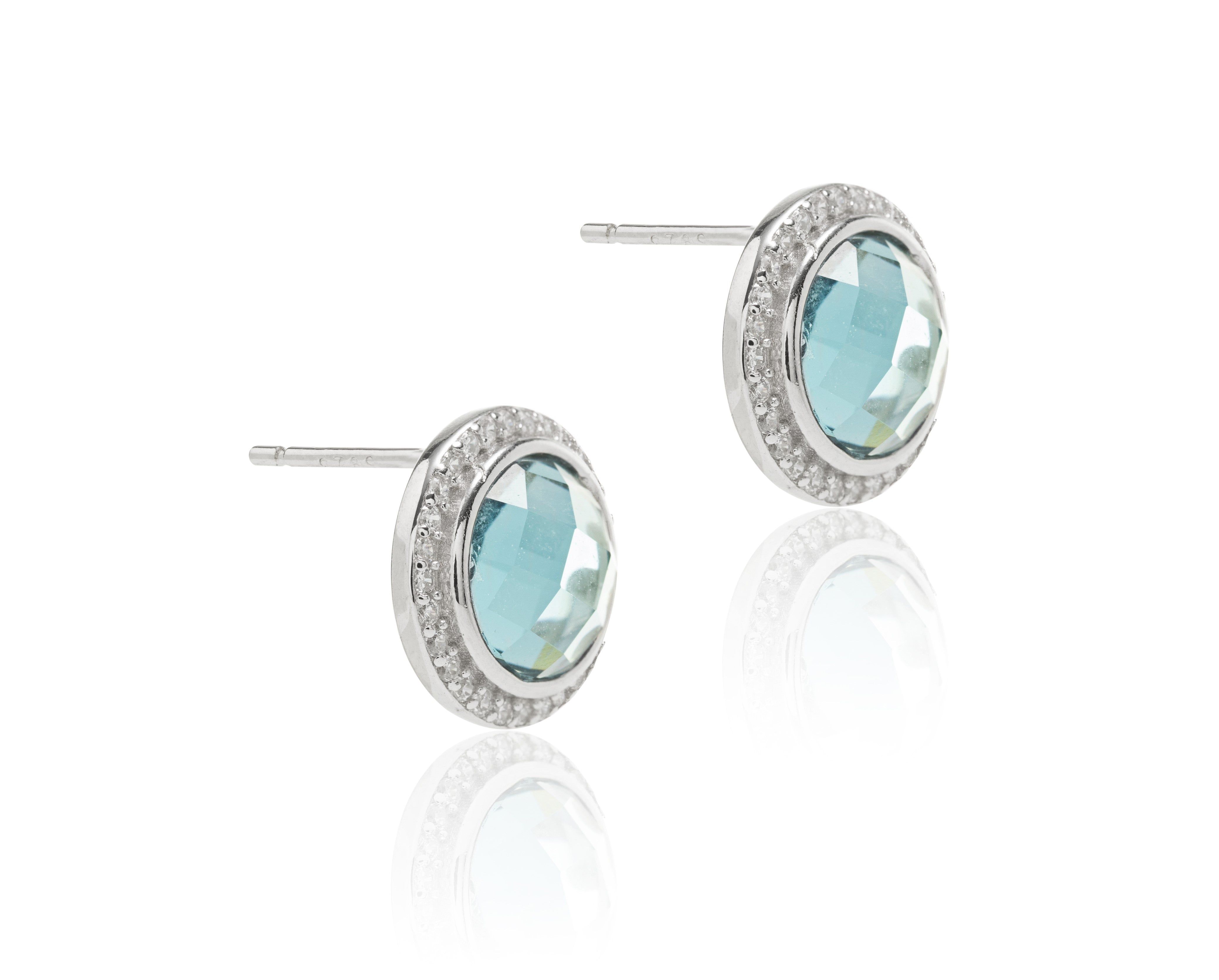 BLUE ZIRCONIA MARIA EARRING