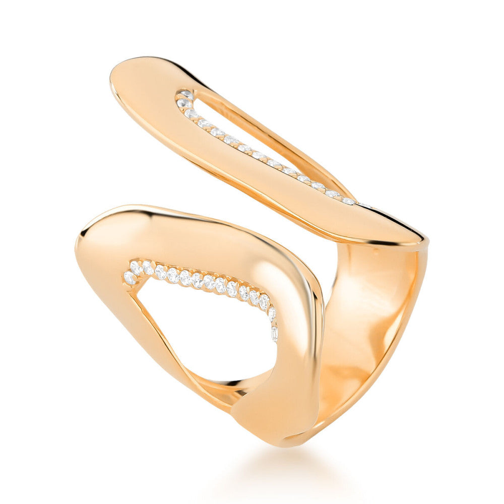 MERRY KISS RING - GOLD PLATED