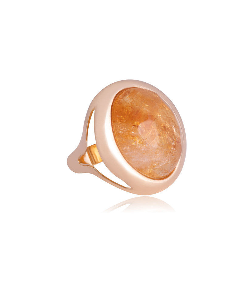 CITY LIGHTS RING - CITRINE STONE