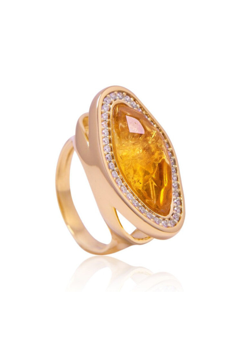 CITY LIGHTS CITRINE RING