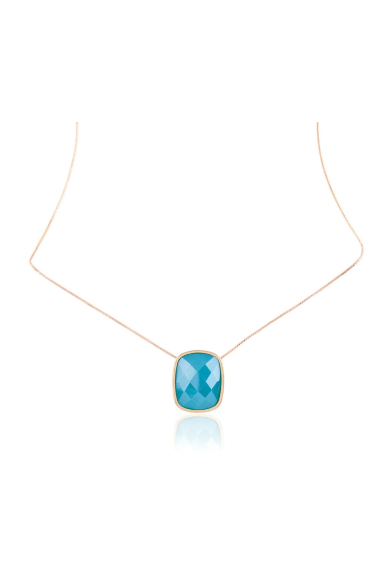 MADISON AVENUE NECKLACE- ITS SKY BLUE PERSONAL