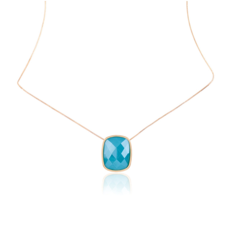 MADISON AVENUE NECKLACE- ITS SKY BLUE PERSONAL