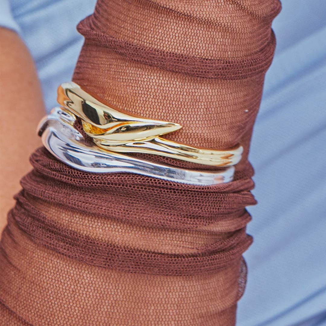 FLAME BRACELET | 18K GOLD PLATED | UNSTOPPABLE COLLECTION | BRAINSTORM JEWELRY