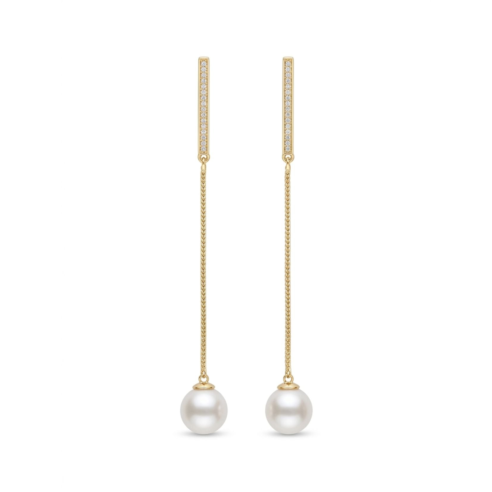 PEARL LUSTRA EARRING GOLD PLATED | OPULENCE | BRAINSTORM JEWELRY