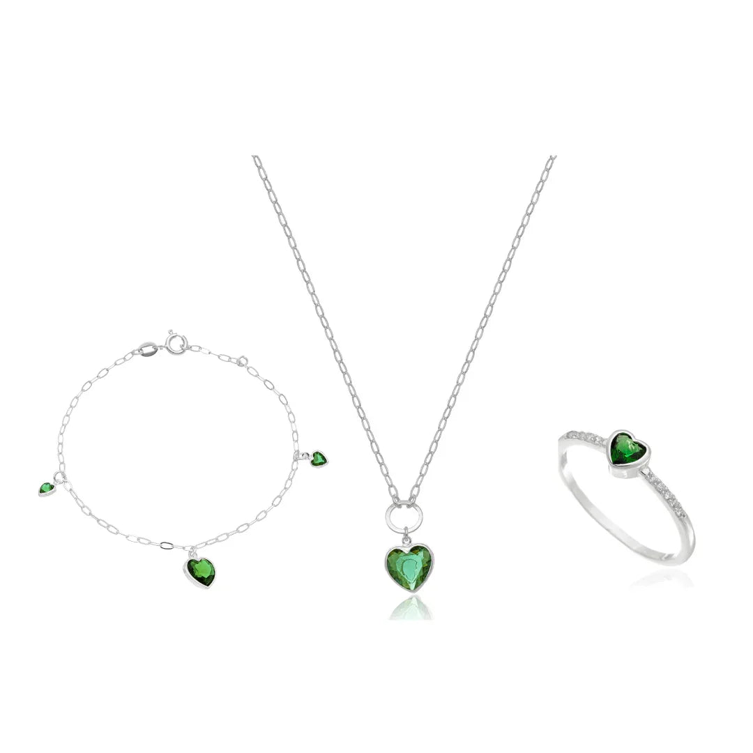 GREEN HEARTY SET