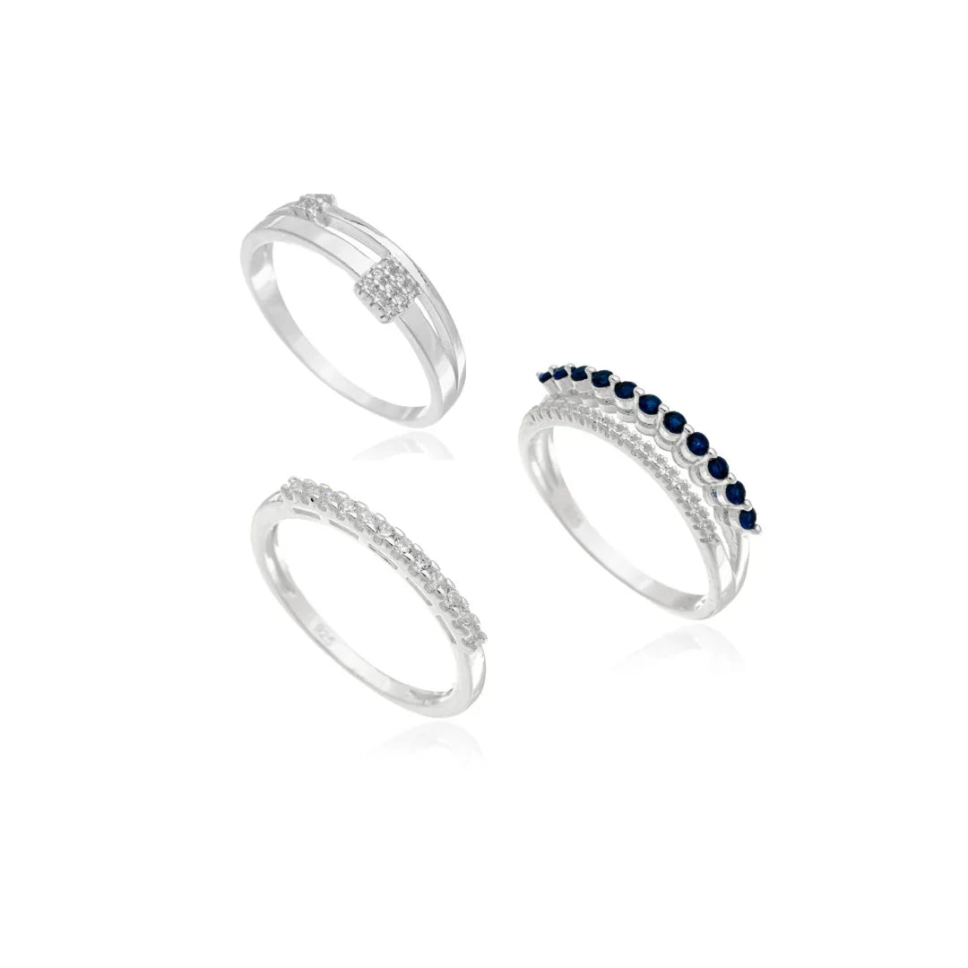 GLIMMER RINGS SET