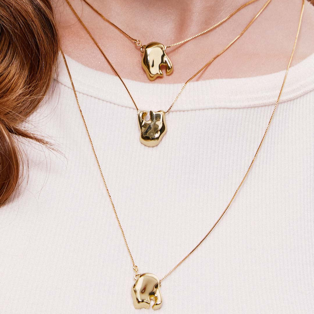 RISE NECKLACE| 18K GOLD PLATED | UNSTOPPABLE COLLECTION | BRAINSTORM JEWELRY