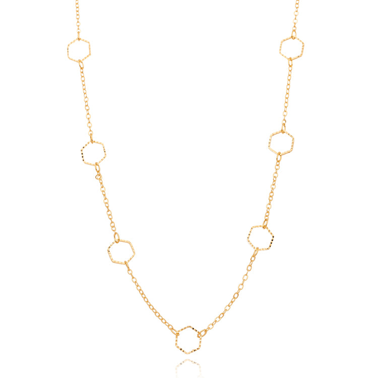 TENDER NECKLACE | GOLD PLATED / WHITE RHODIUM | ESSENTIAL | BY BRAINSTORM JEWELRY