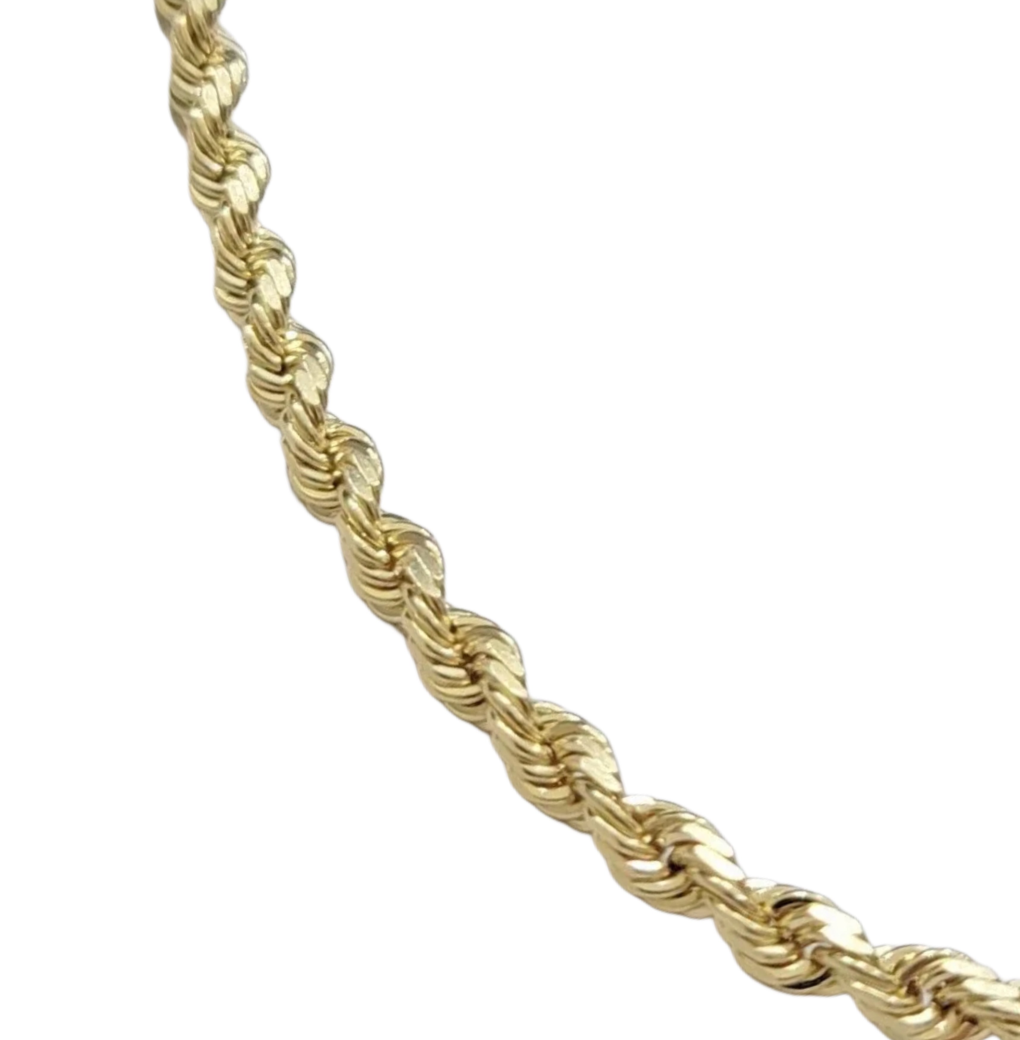 THIN GOLD-PLATED ROPE CHAIN