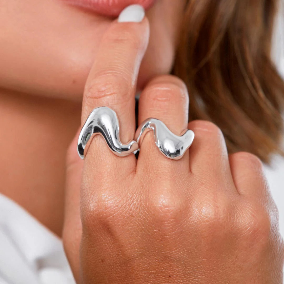 LUMINOUS RING | SILVER PLATED | UNSTOPPABLE COLLECTION | BRAINSTORM JEWELRY