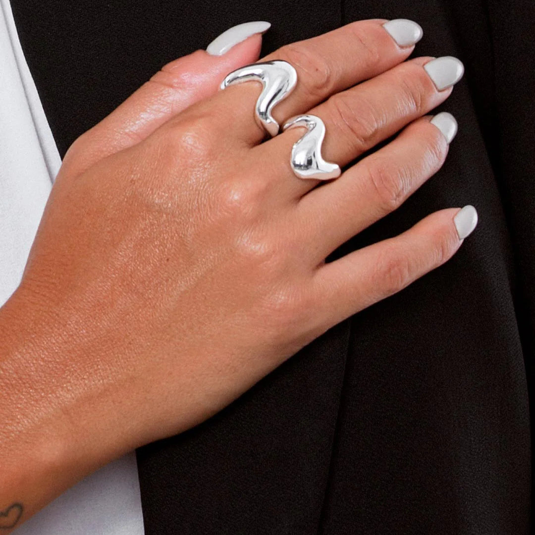 LUMINOUS RING | SILVER PLATED | UNSTOPPABLE COLLECTION | BRAINSTORM JEWELRY