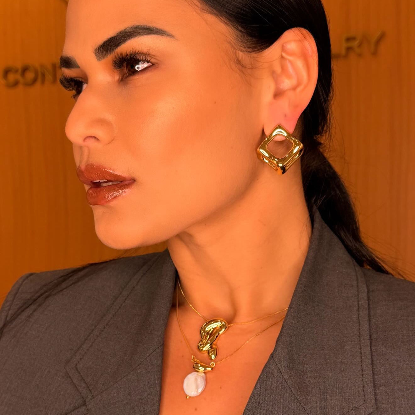 CONFIDENT NECKLACE | 18K GOLD PLATED | UNSTOPPABLE COLLECTION | BRAINSTORM JEWELRY