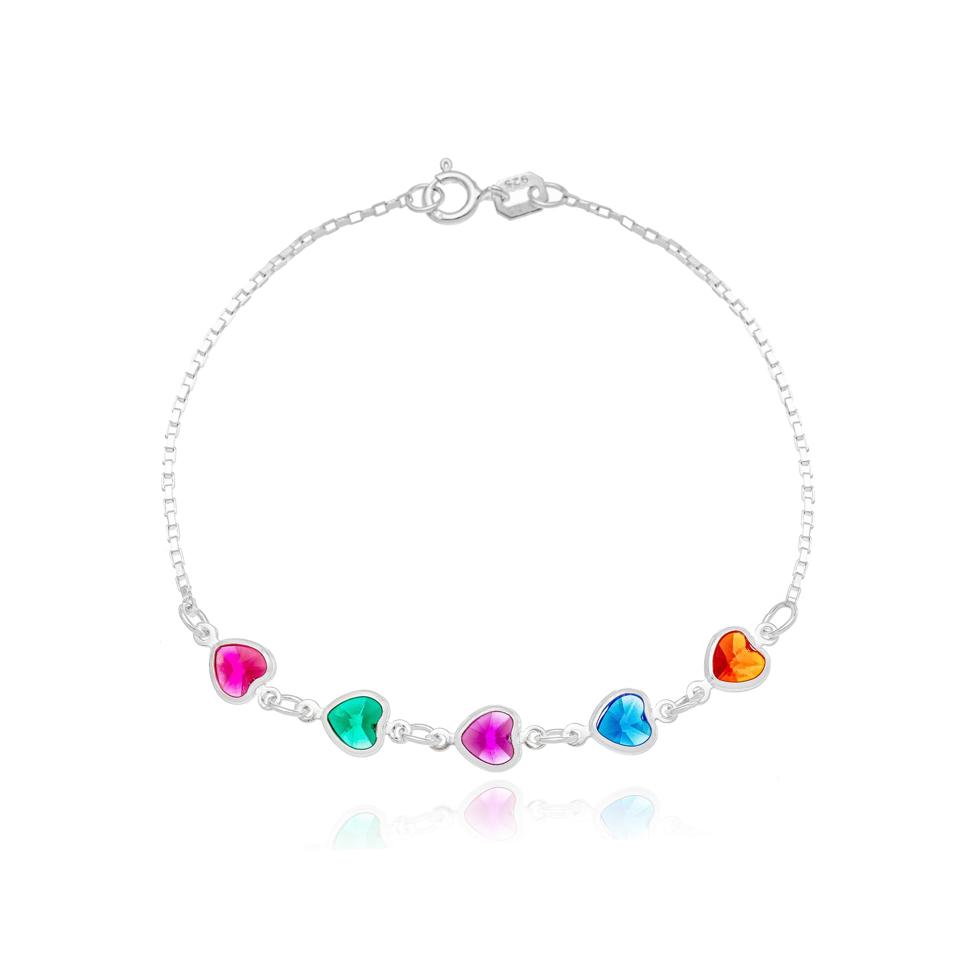PULSEIRA BIHEART | PRATA | AMOR ETERNO | JOIAS BRAINSTORM
