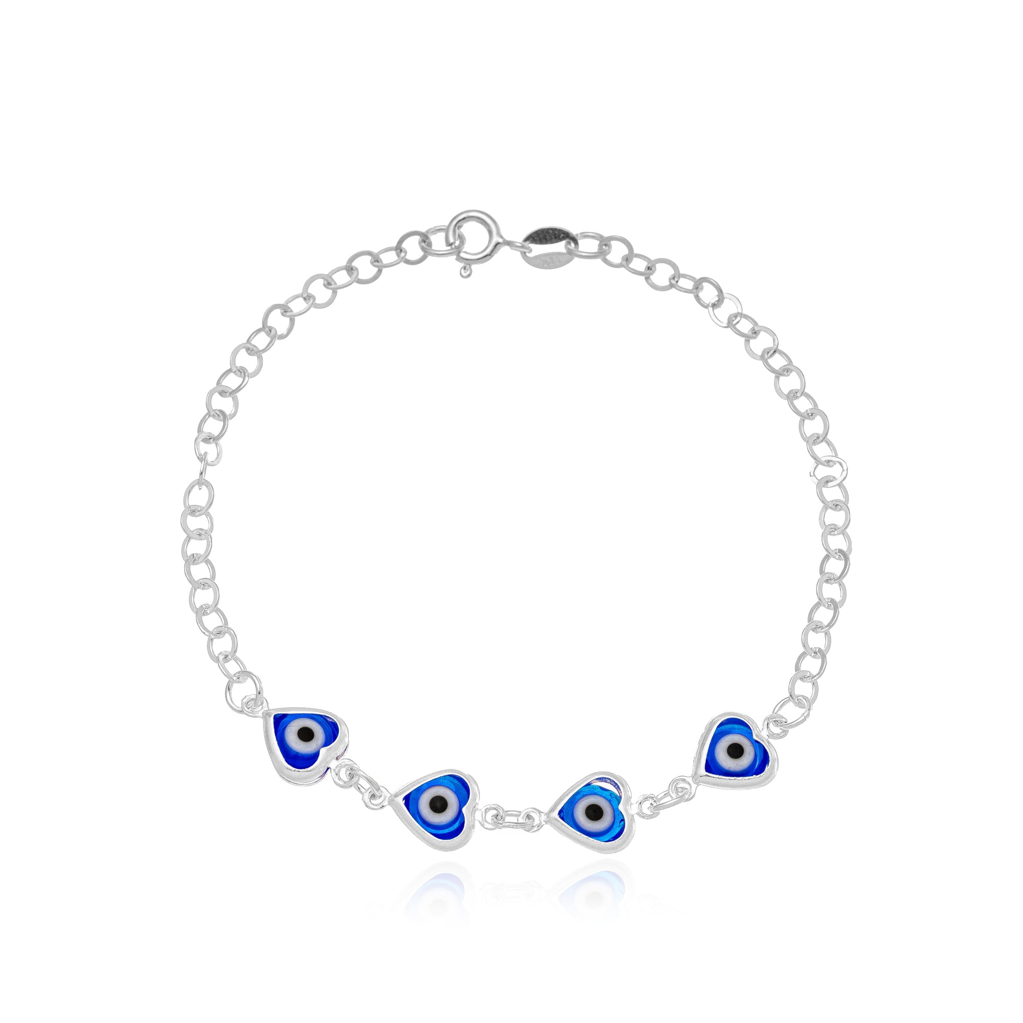 LOVY GREEK EYE BRACELET | SILVER | ETERNAL LOVE COLLECTION | BRAINSTORM JEWELRY