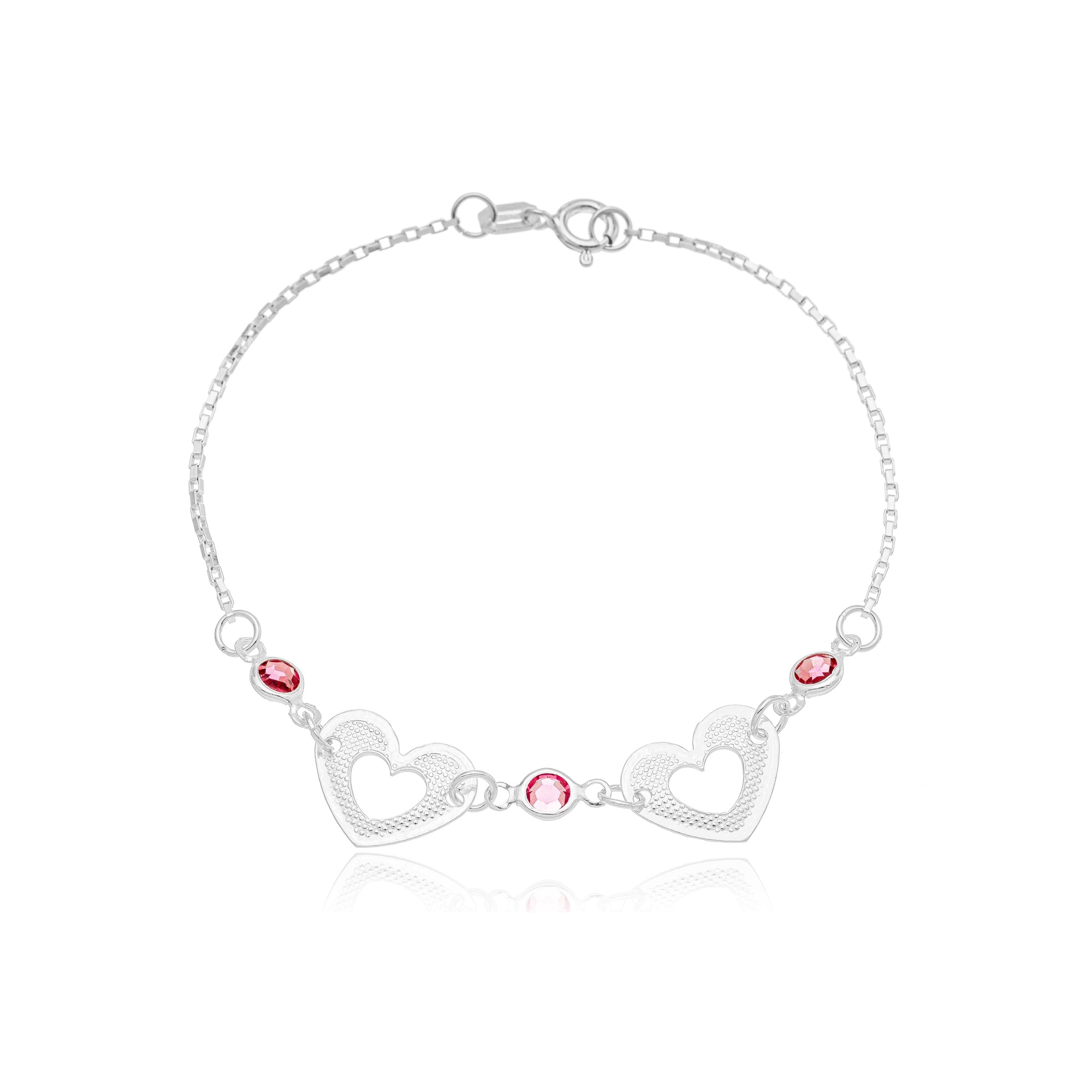 PULSEIRA BIHEART | PRATA | AMOR ETERNO | JOIAS BRAINSTORM