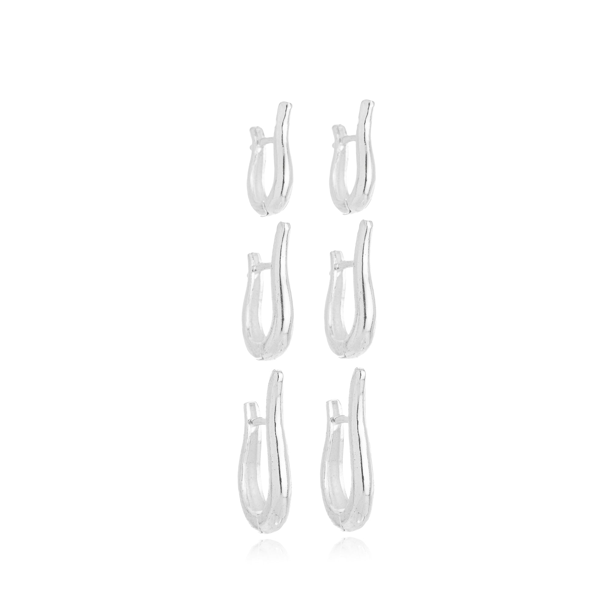 TRIO JULLY EARRING | SILVER | ETERNAL LOVE| BRAINSTORM JEWELRY