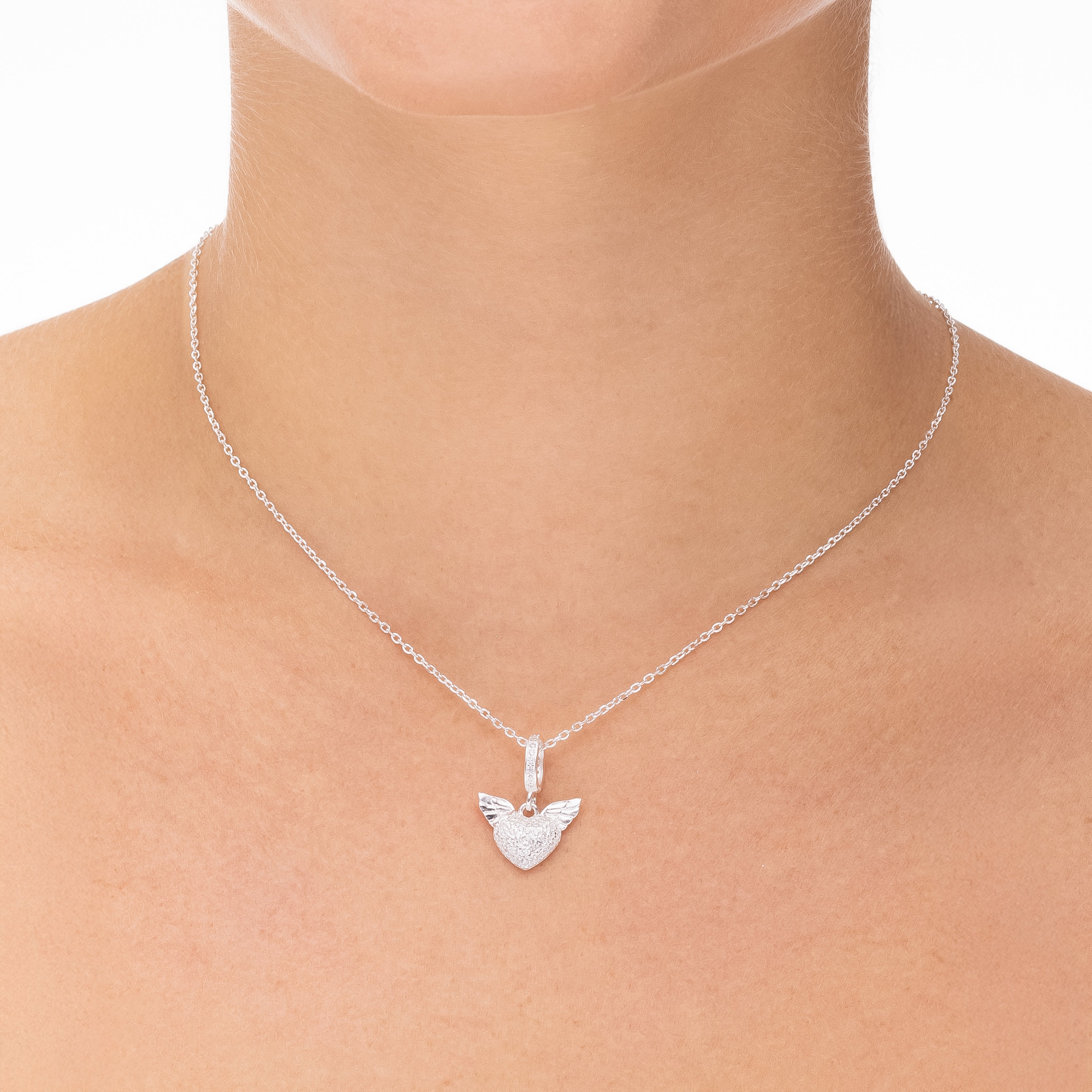 FLYING LOVE NECKLACE | SILVER | ETERNAL LOVE| BRAINSTORM JEWELRY