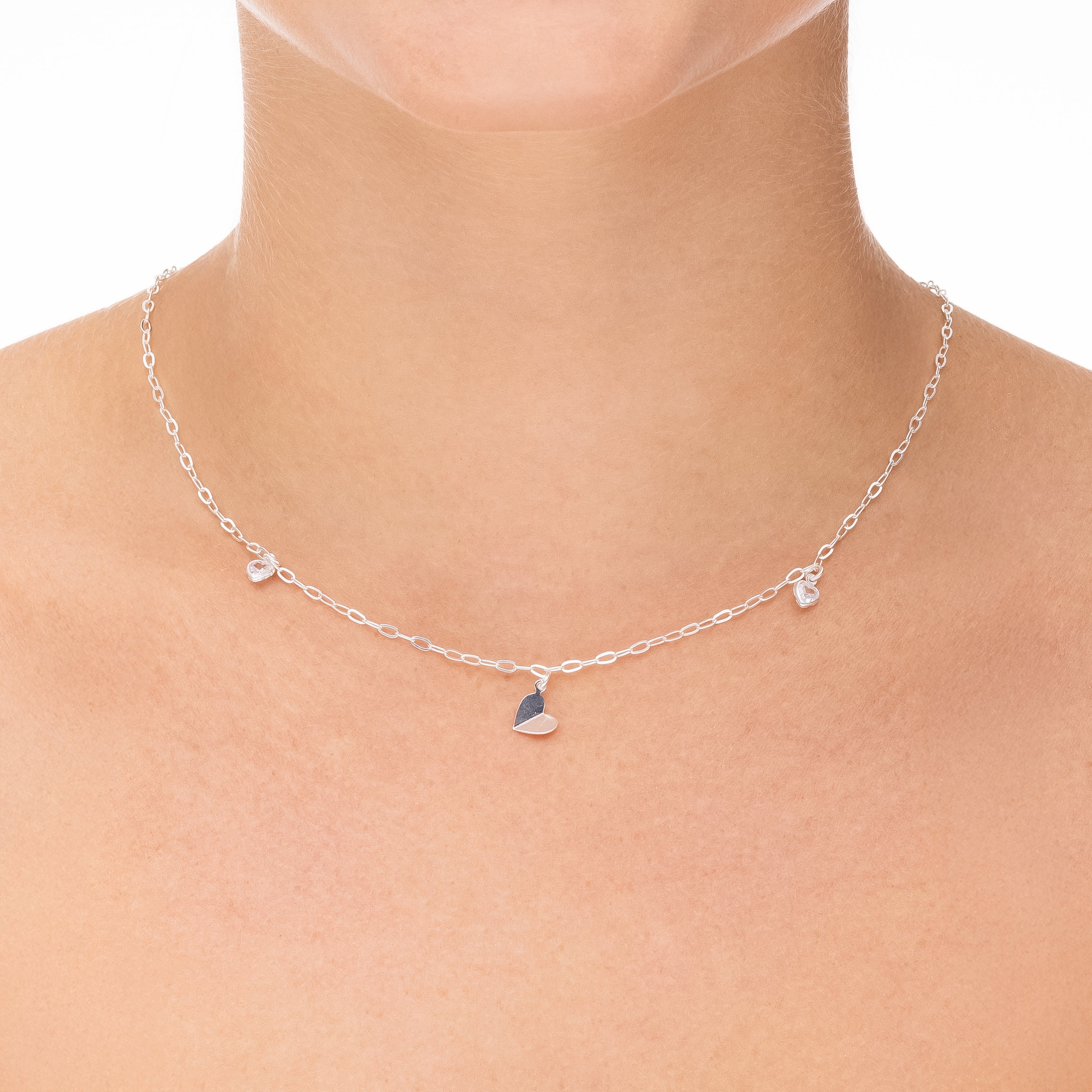 KHLOE NECKLACE | SILVER | ETERNAL LOVE| BRAINSTORM JEWELRY