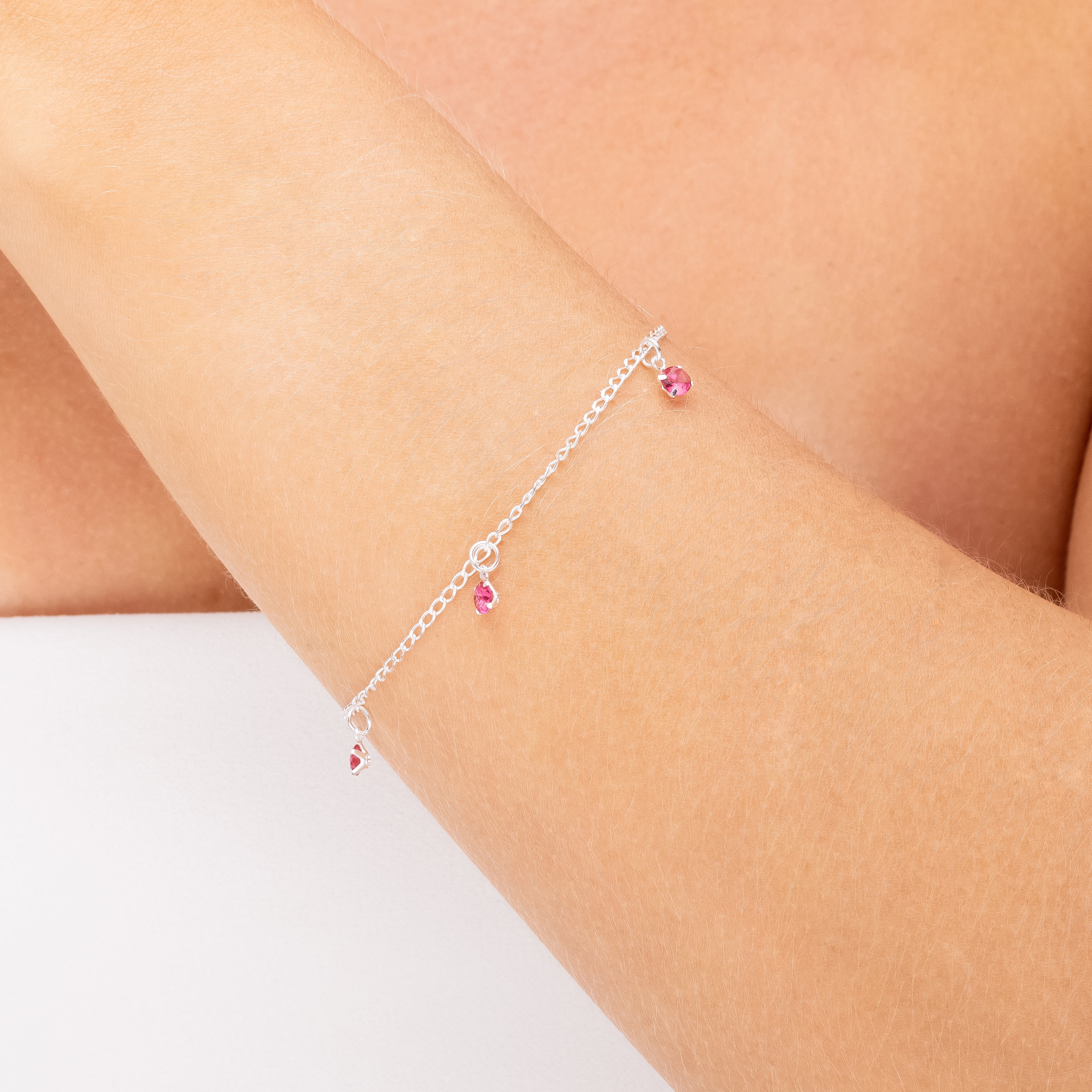 PULSEIRA BIHEART | PRATA | AMOR ETERNO | JOIAS BRAINSTORM