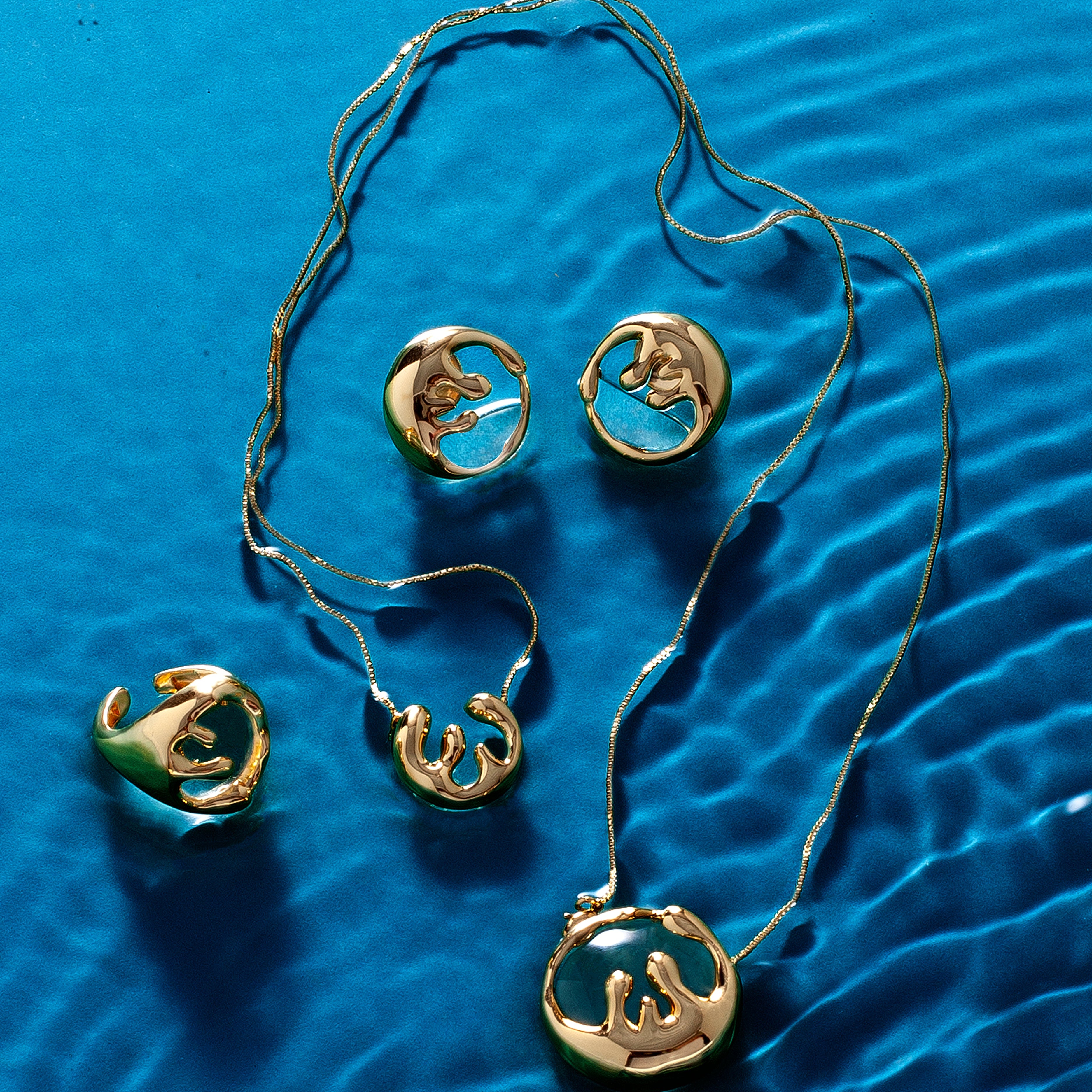 VESPER EARRINGS | SILVER PLATED | ORGANIC MOTION COLLECTION | BRAINSTORM JEWELRY
