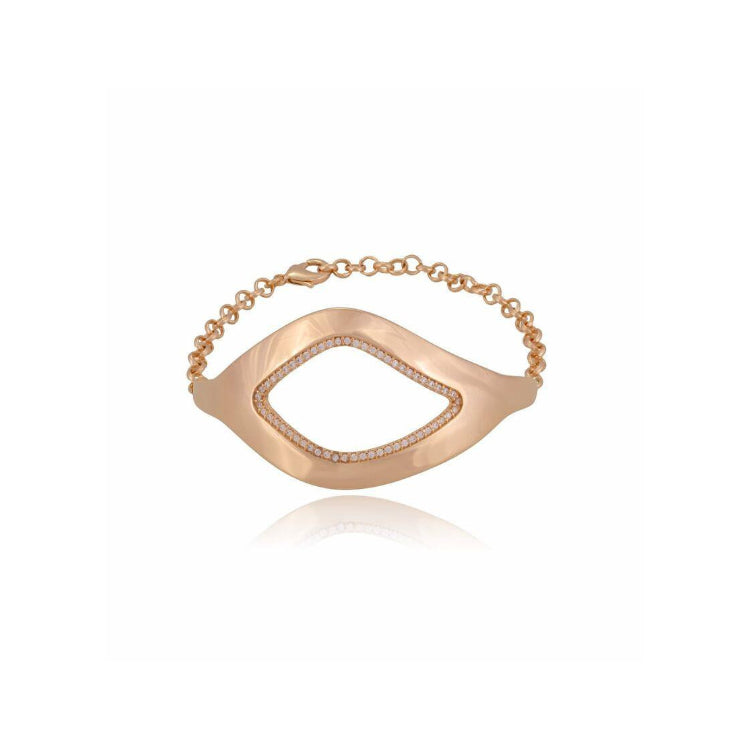 MERRY KISS ZIRCONIA - GOLD PLATED - BRACELET