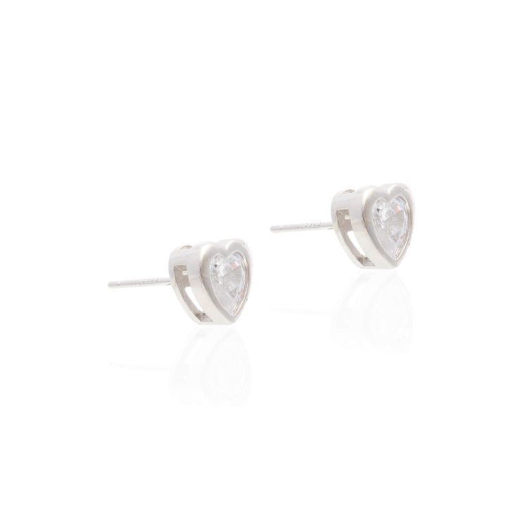 ZIRCONIA HEART MADISON EARRING