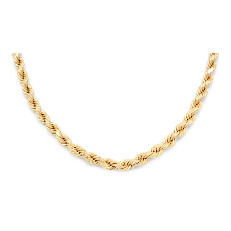 THIN GOLD-PLATED ROPE CHAIN