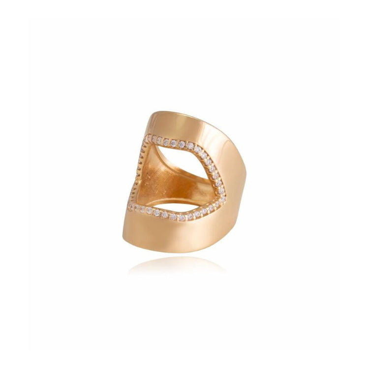 SHARKS RING - GOLD PLATED