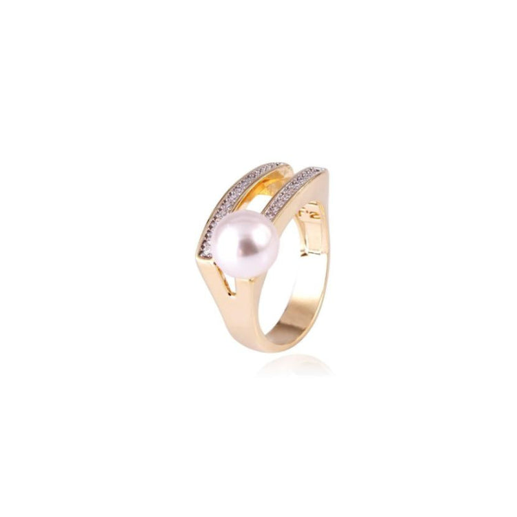 PEARL RING - GOLD PLATED