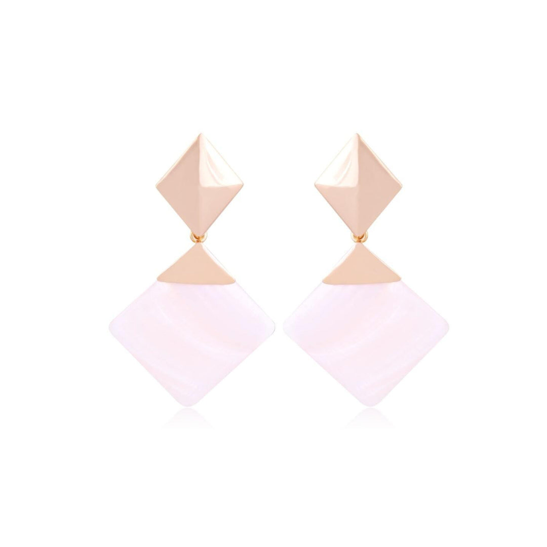 HARLEM HERITAGE  EARRINGS - MOTHER OF PEARL