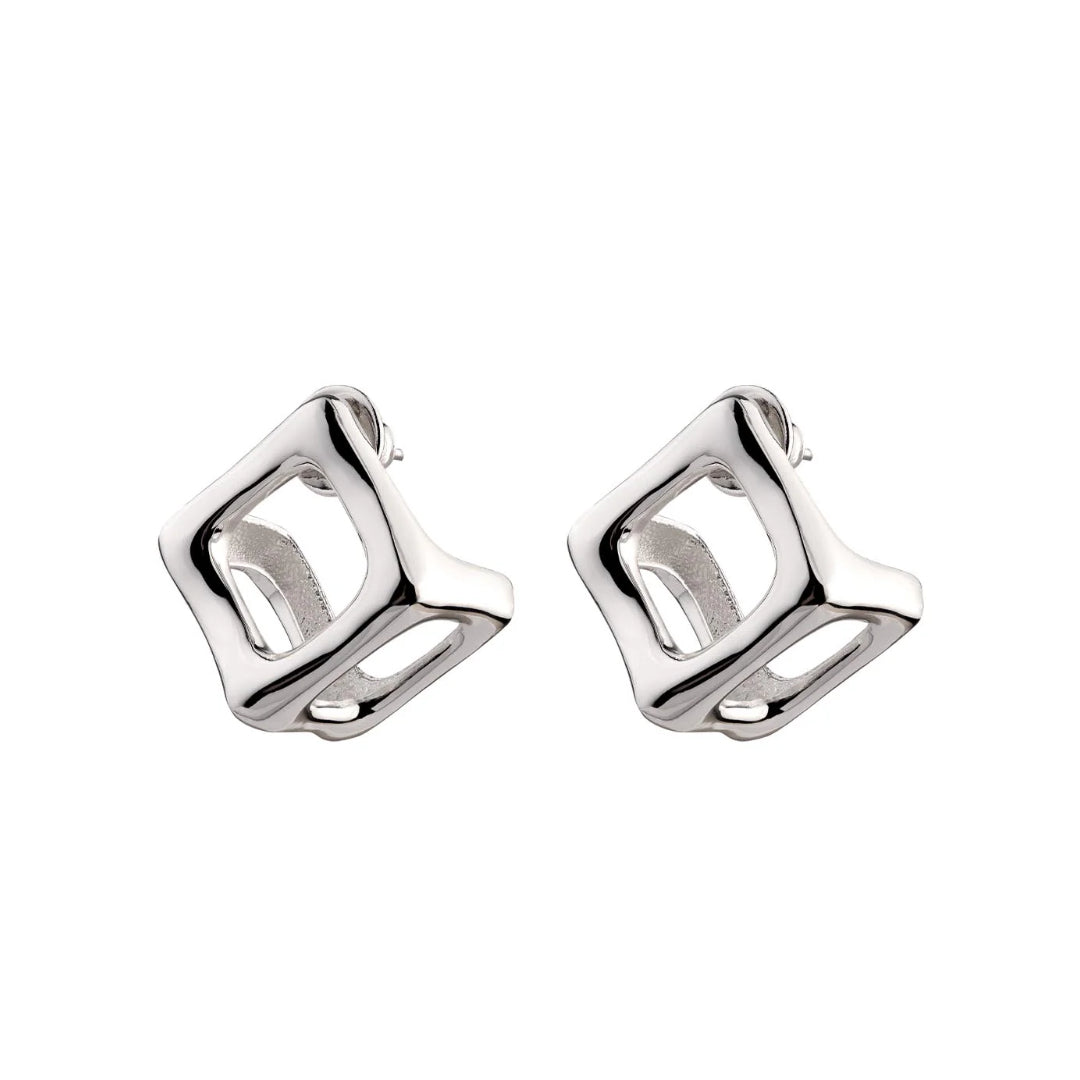 FIERCE EARRING | SILVER  PLATED | UNSTOPPABLE COLLECTION | BRAINSTORM JEWELRY