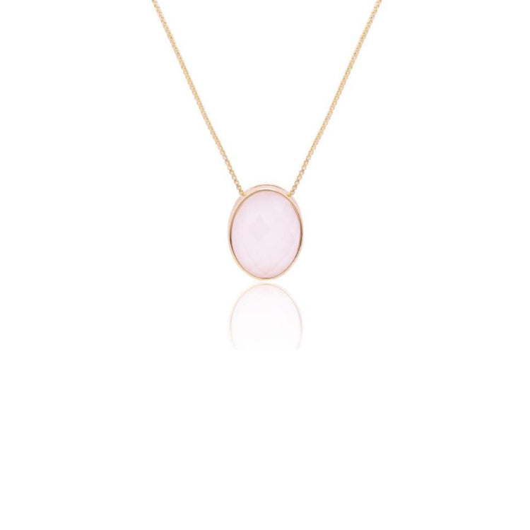 TRIBECA TREASURE NECKLACE  - MILKY QUARTZ