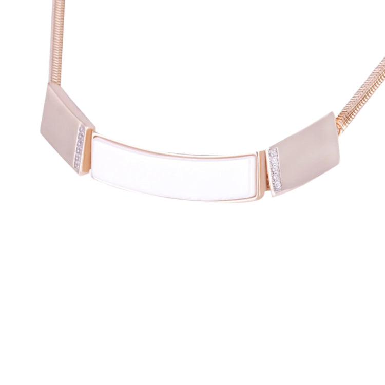 METROPOLITAN MAJESTY NECKLACE -  WHITE PORCELAIN