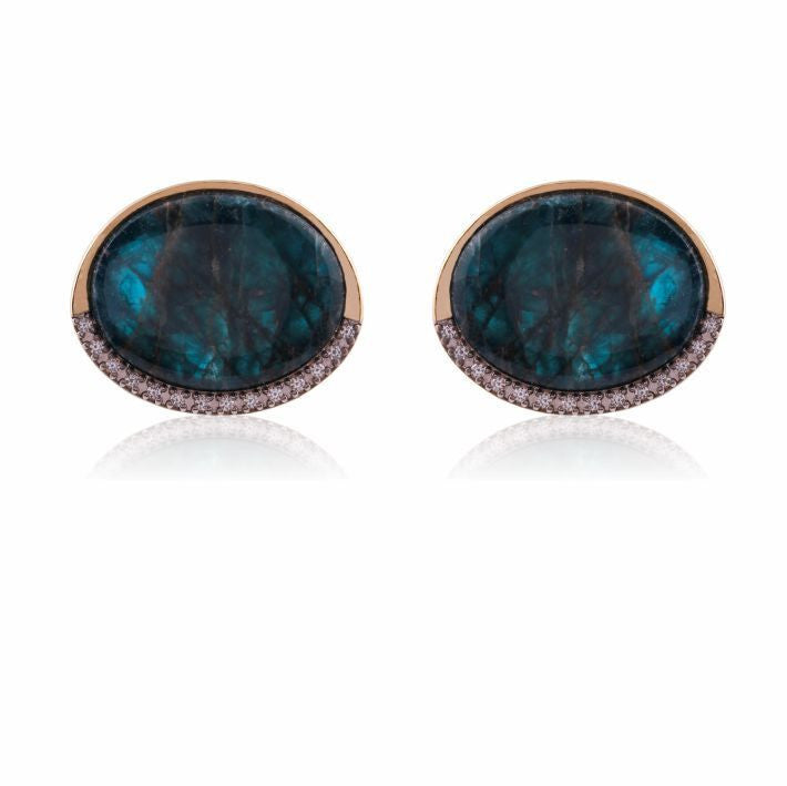 APATITE EARRING - GOLD PLATED