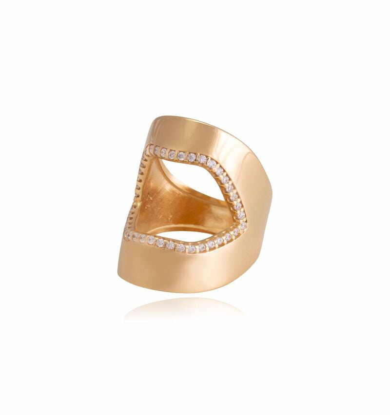 RING - GOLD PLATED - METAL