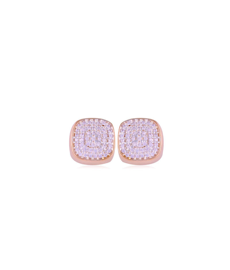 EARRING - GOLD PLATED - ZIRCONIA