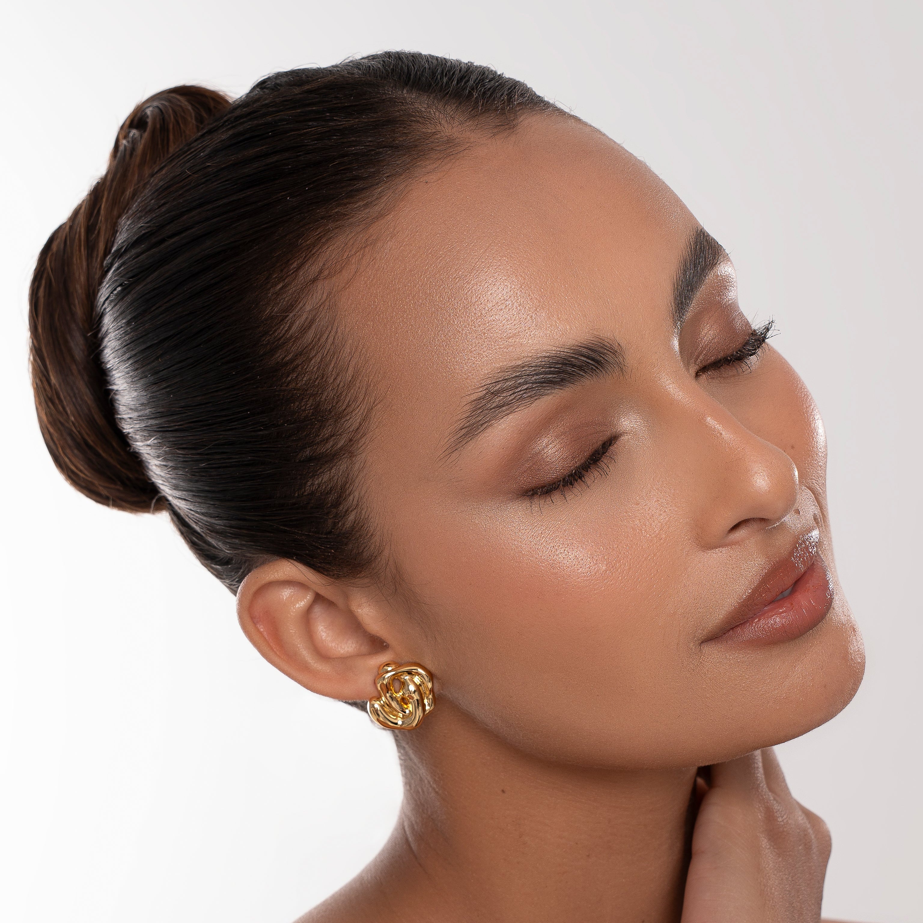 HYPNOTIC EARRING | 18K GOLD PLATED | UNSTOPPABLE COLLECTION | BRAINSTORM JEWELRY