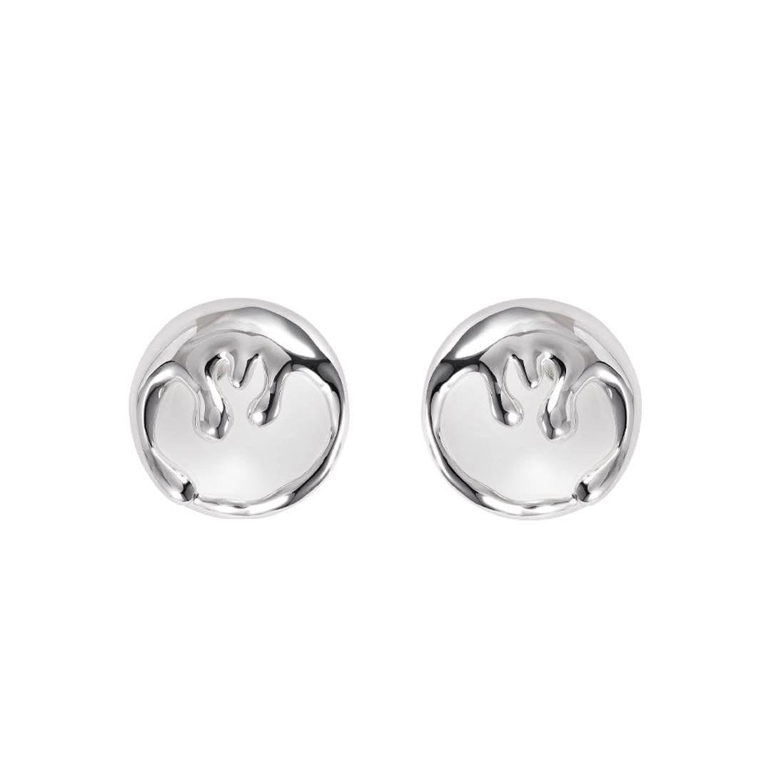 VESPER EARRINGS | SILVER PLATED | ORGANIC MOTION COLLECTION | BRAINSTORM JEWELRY