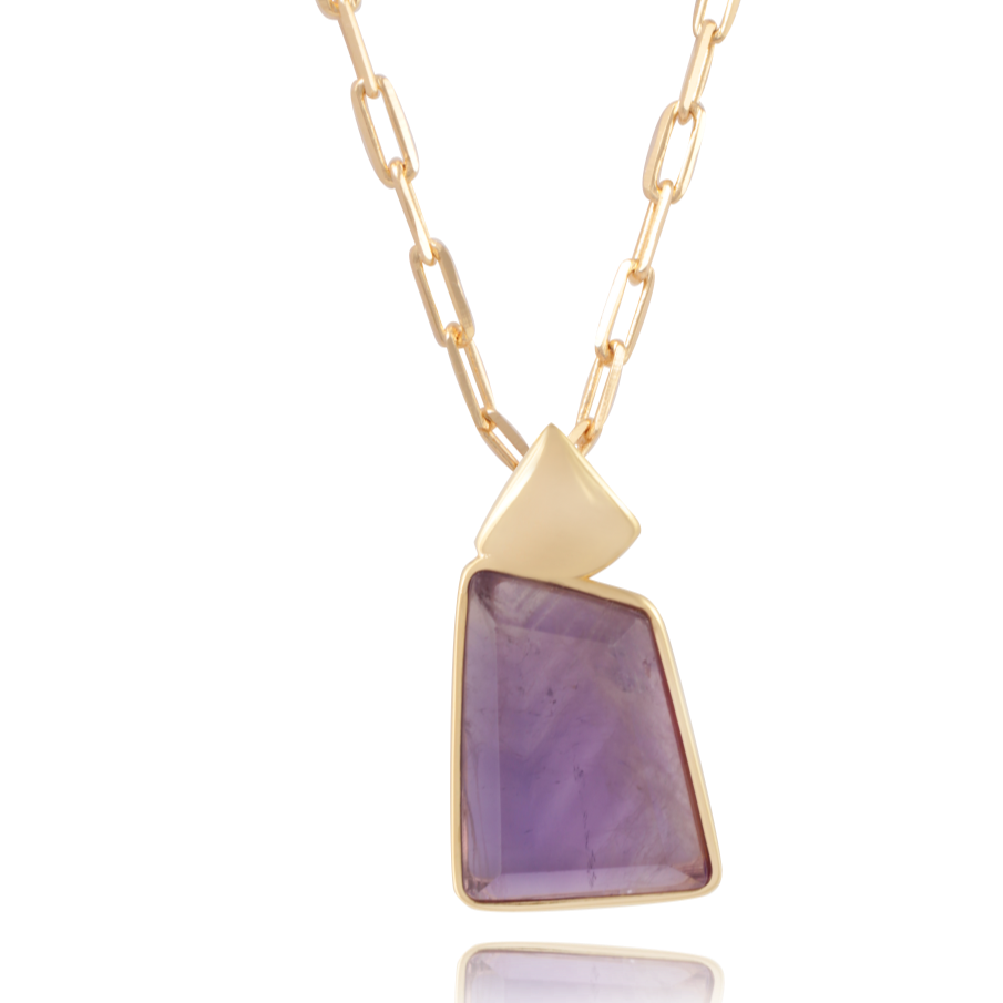 NECKLACE - AMETHYST STONE