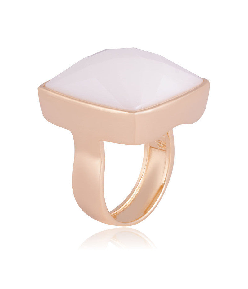 HARLEM HERITAGE RING - PEARLIZED PORCELAIN STONE